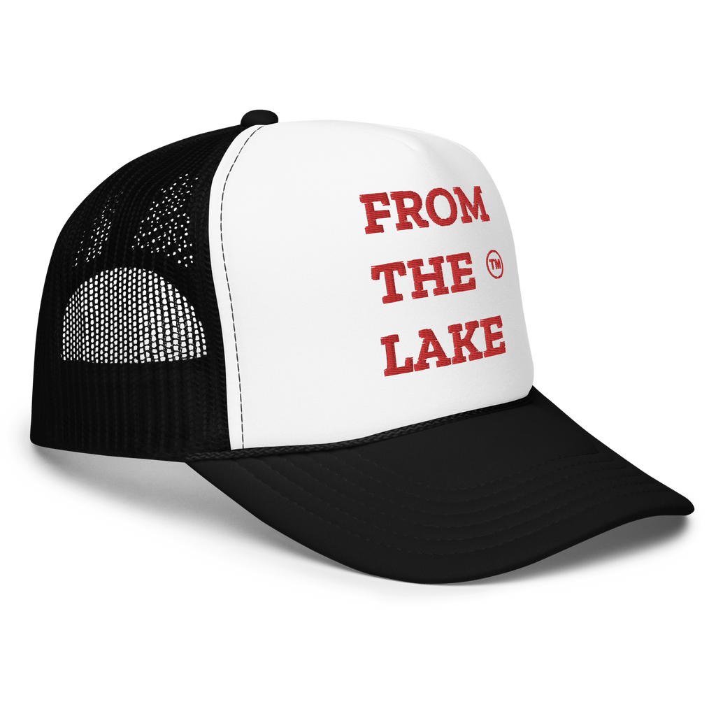 From The Lake (Red Embroidery) Foam Trucker Hat