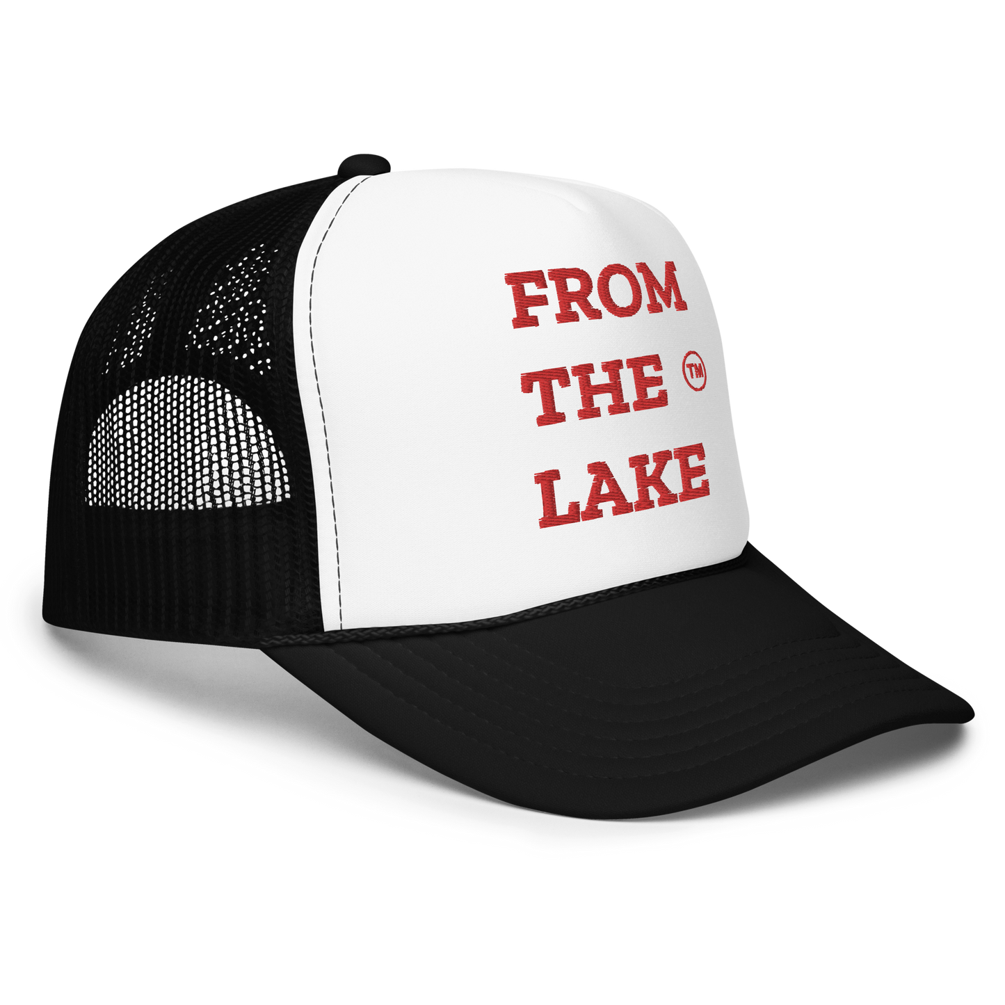 From The Lake (Red Embroidery) Foam Trucker Hat