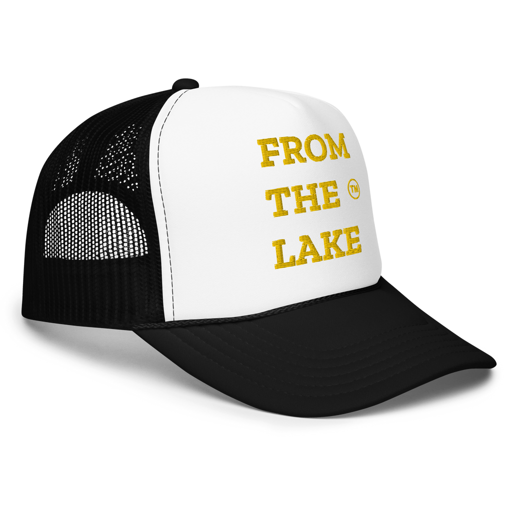 From The Lake (Yellow Embroidery) Foam Trucker Hat