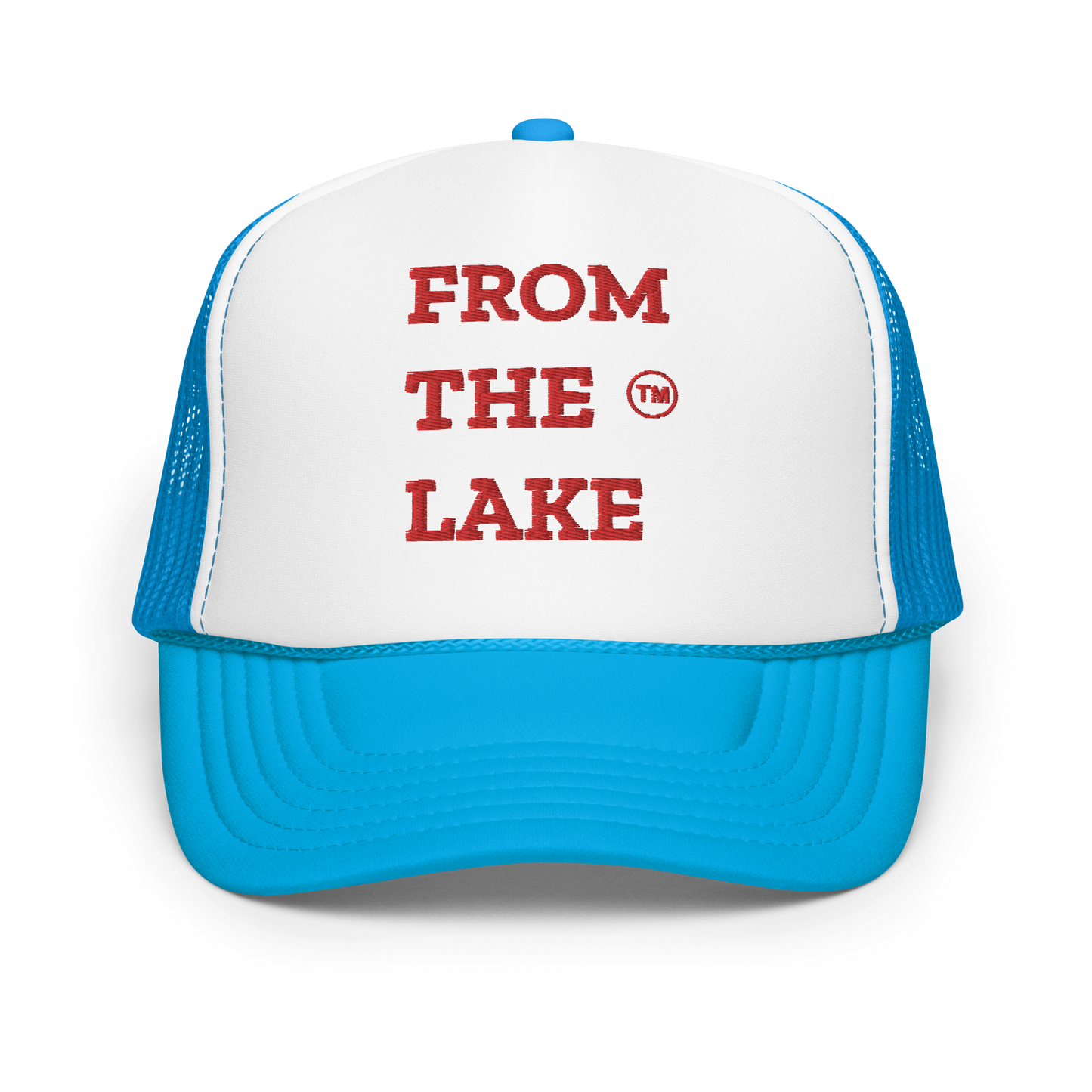 From The Lake (Red Embroidery) Foam Trucker Hat