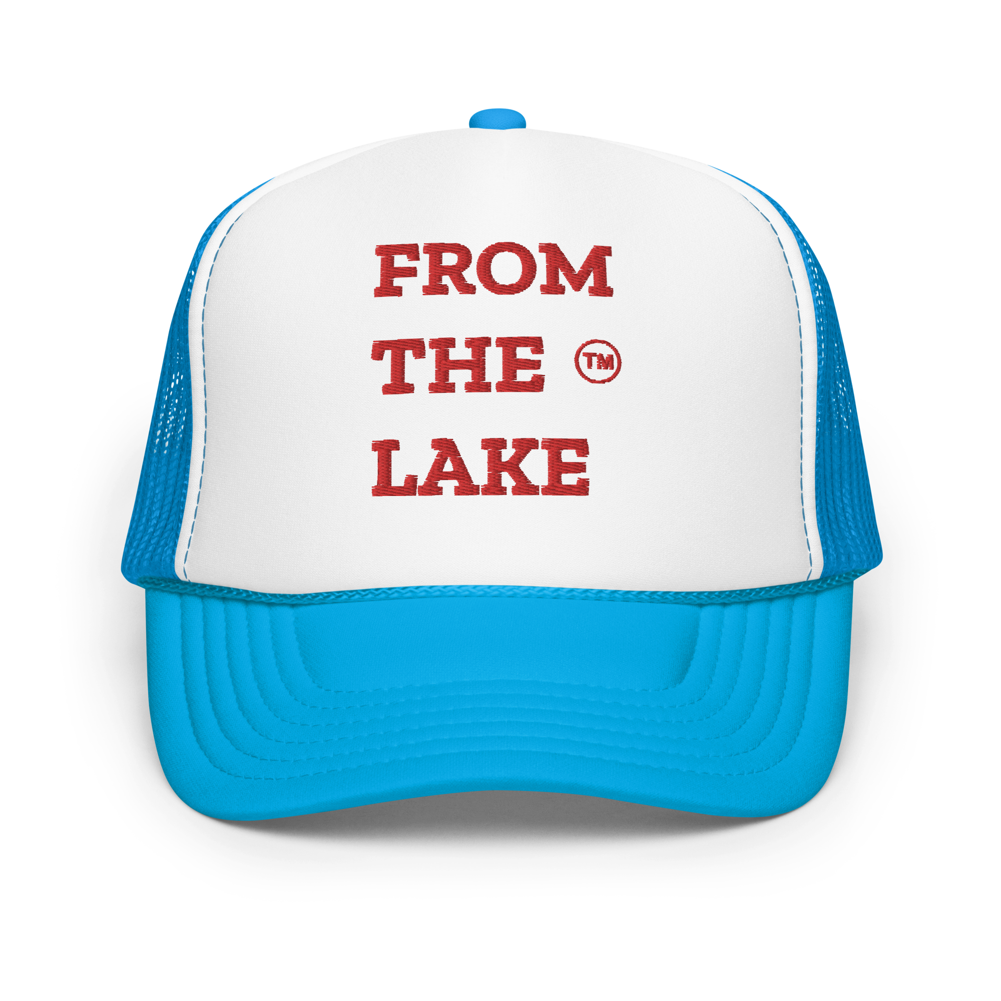 From The Lake (Red Embroidery) Foam Trucker Hat
