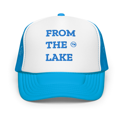 From The Lake (Baby Blue Embroidery) Foam Trucker Hat