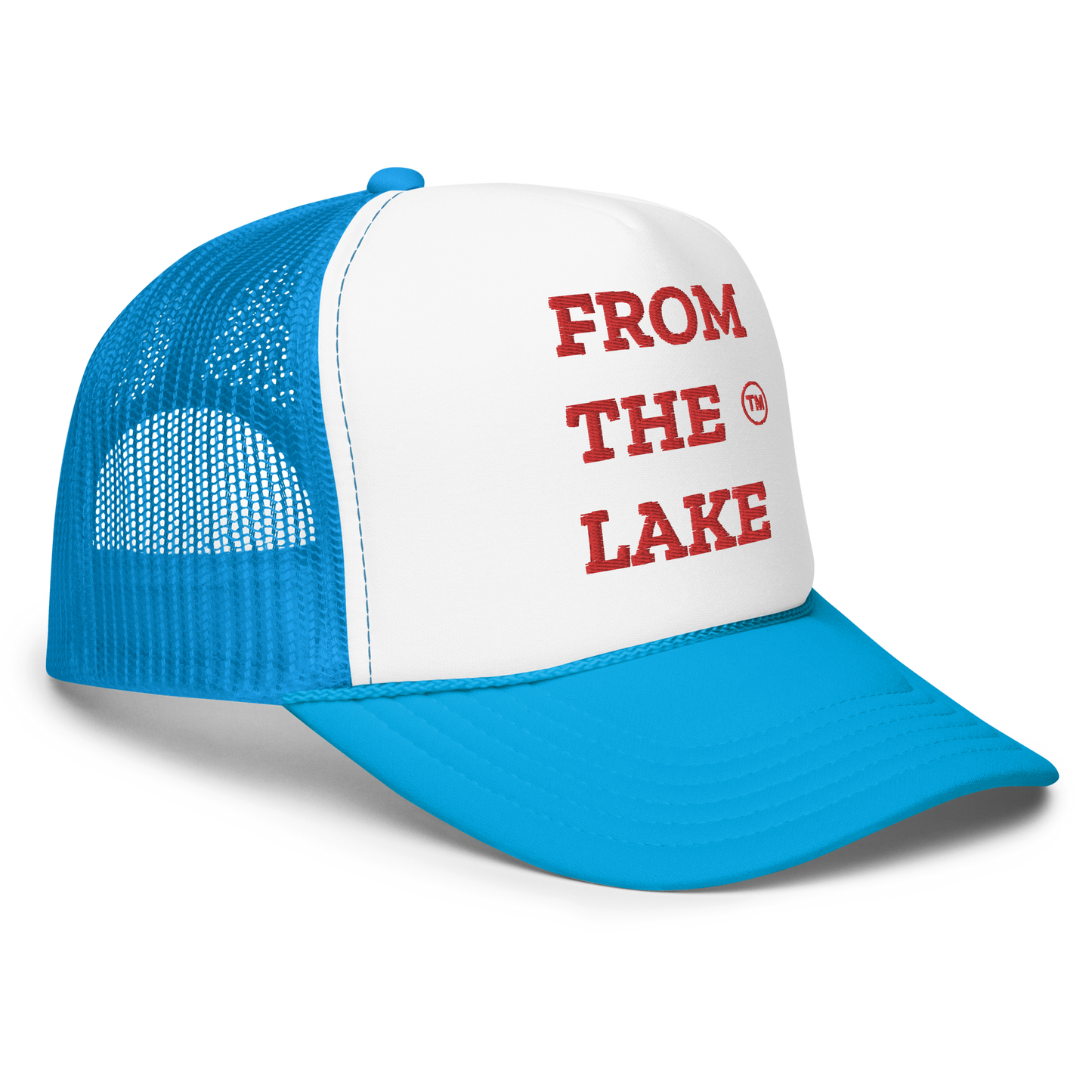 From The Lake (Red Embroidery) Foam Trucker Hat