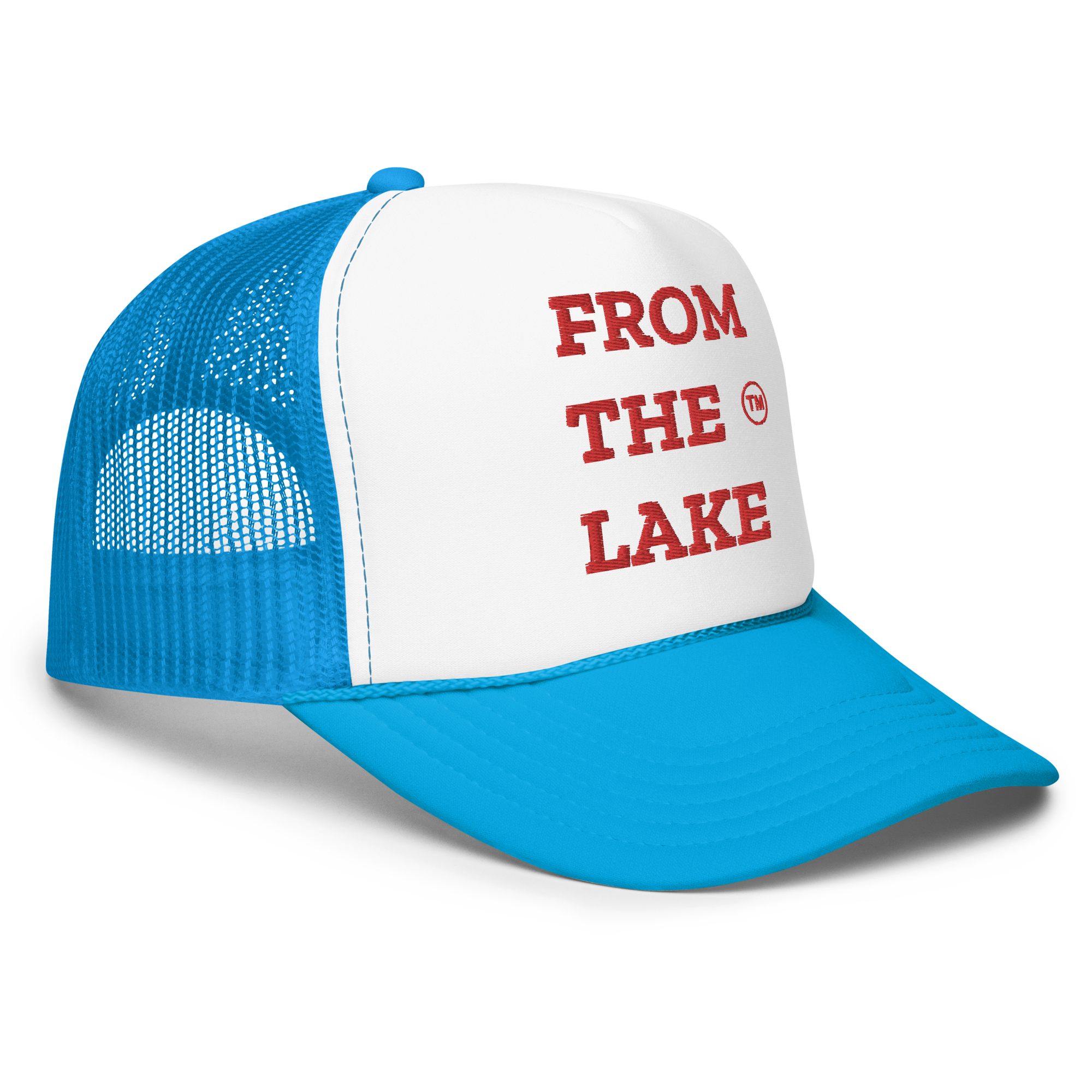 From The Lake (Red Embroidery) Foam Trucker Hat
