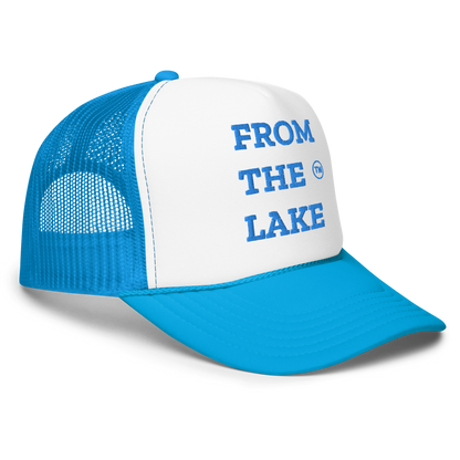 From The Lake (Baby Blue Embroidery) Foam Trucker Hat