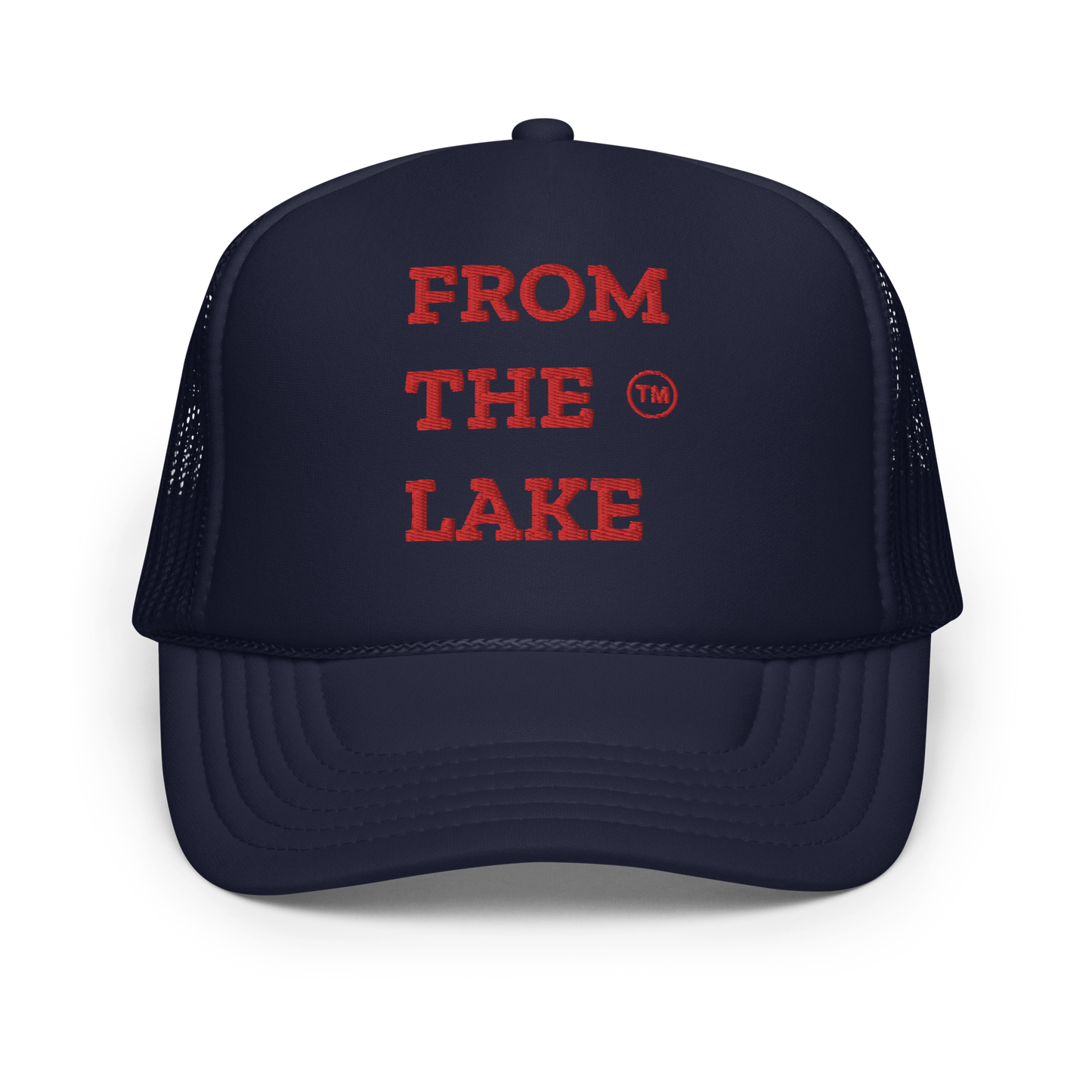 From The Lake (Red Embroidery) Foam Trucker Hat