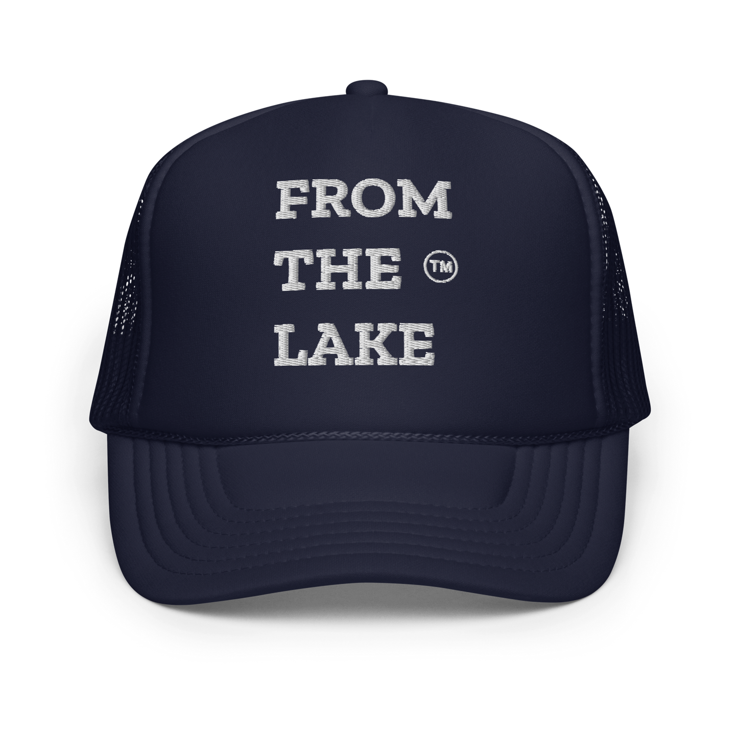 From The Lake (White Embroidery) Foam Trucker Hat