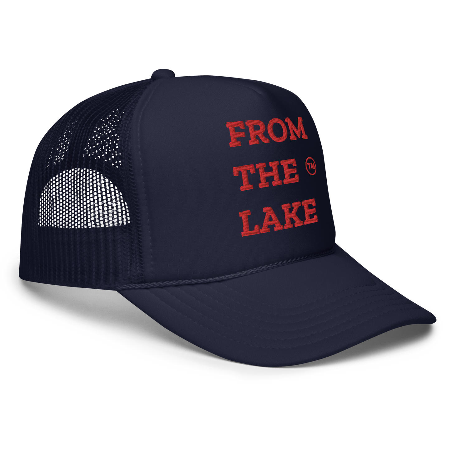 From The Lake (Red Embroidery) Foam Trucker Hat