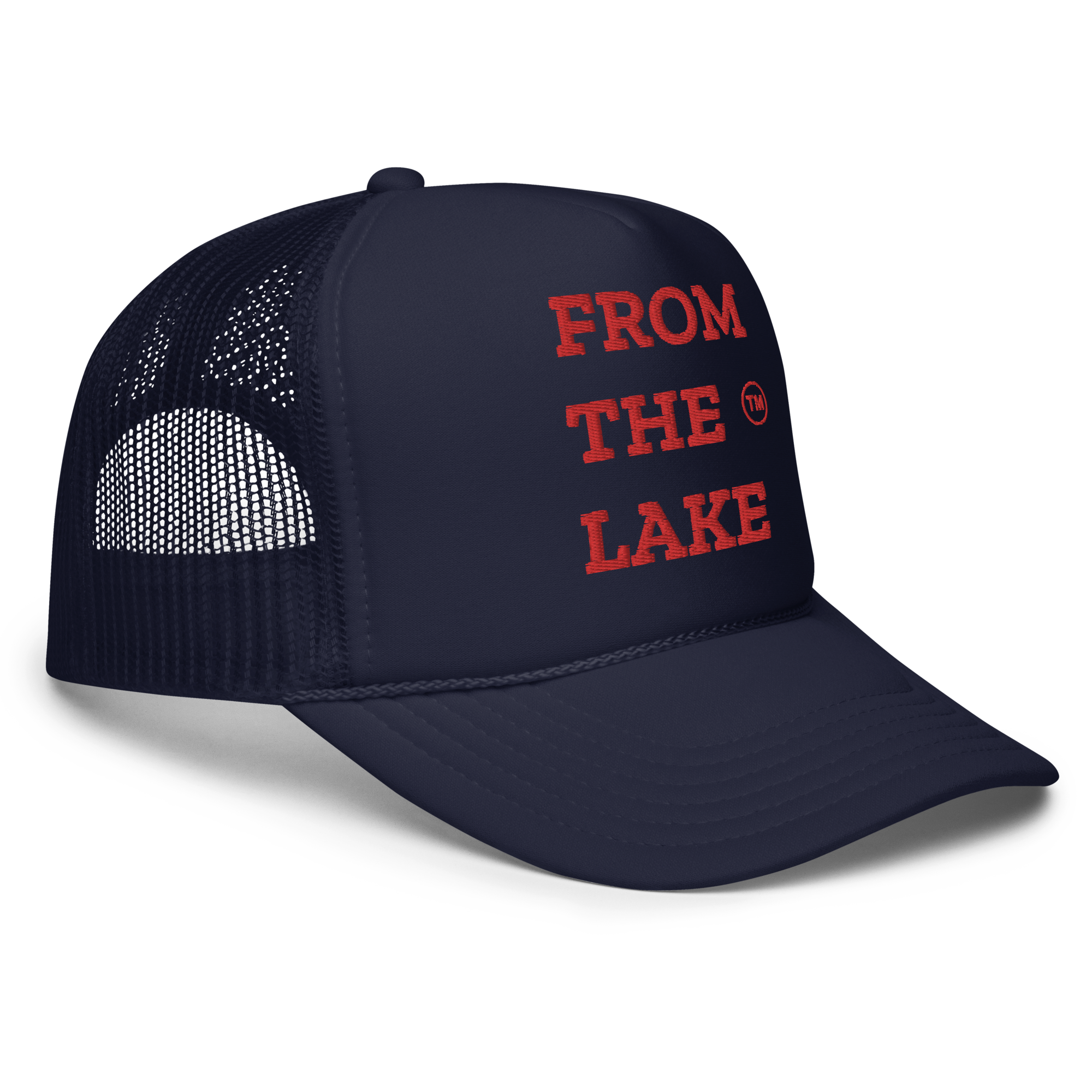 From The Lake (Red Embroidery) Foam Trucker Hat