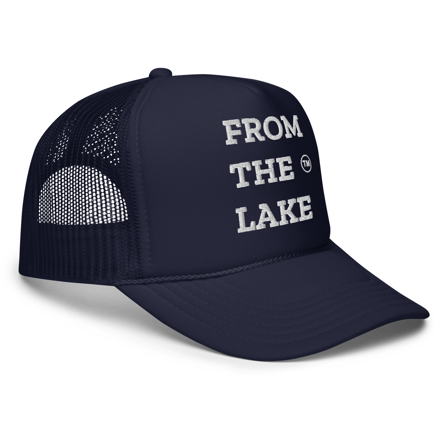 From The Lake (White Embroidery) Foam Trucker Hat