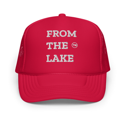 From The Lake (White Embroidery) Foam Trucker Hat