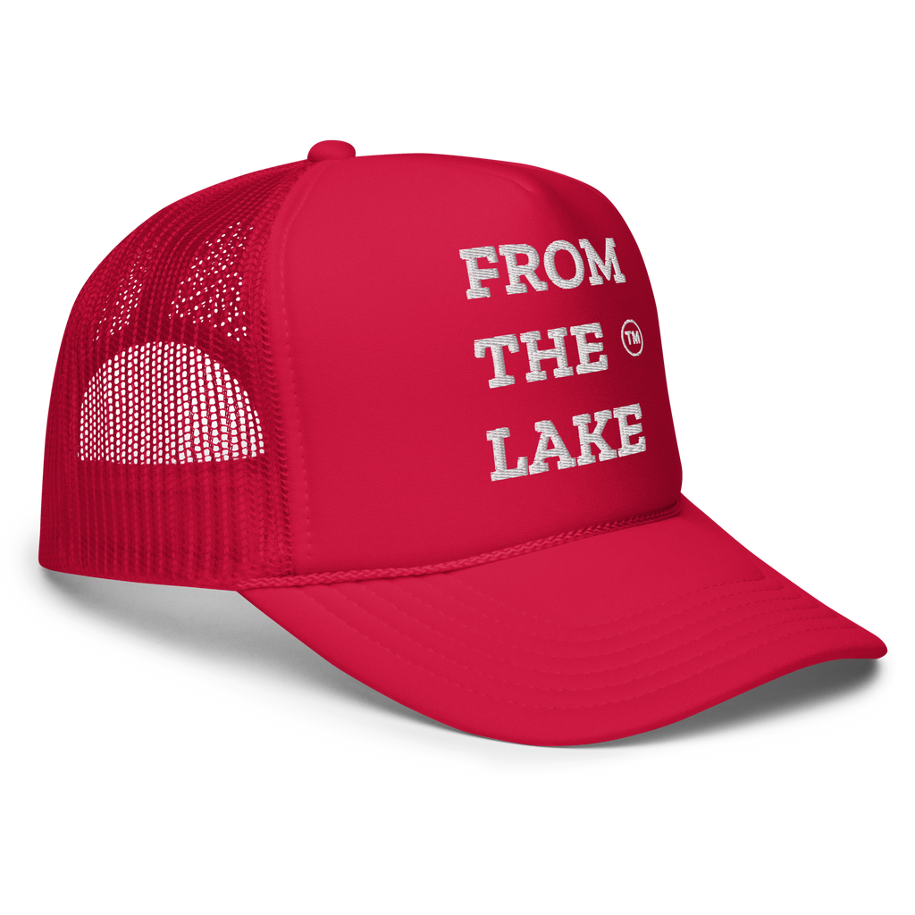 From The Lake (White Embroidery) Foam Trucker Hat