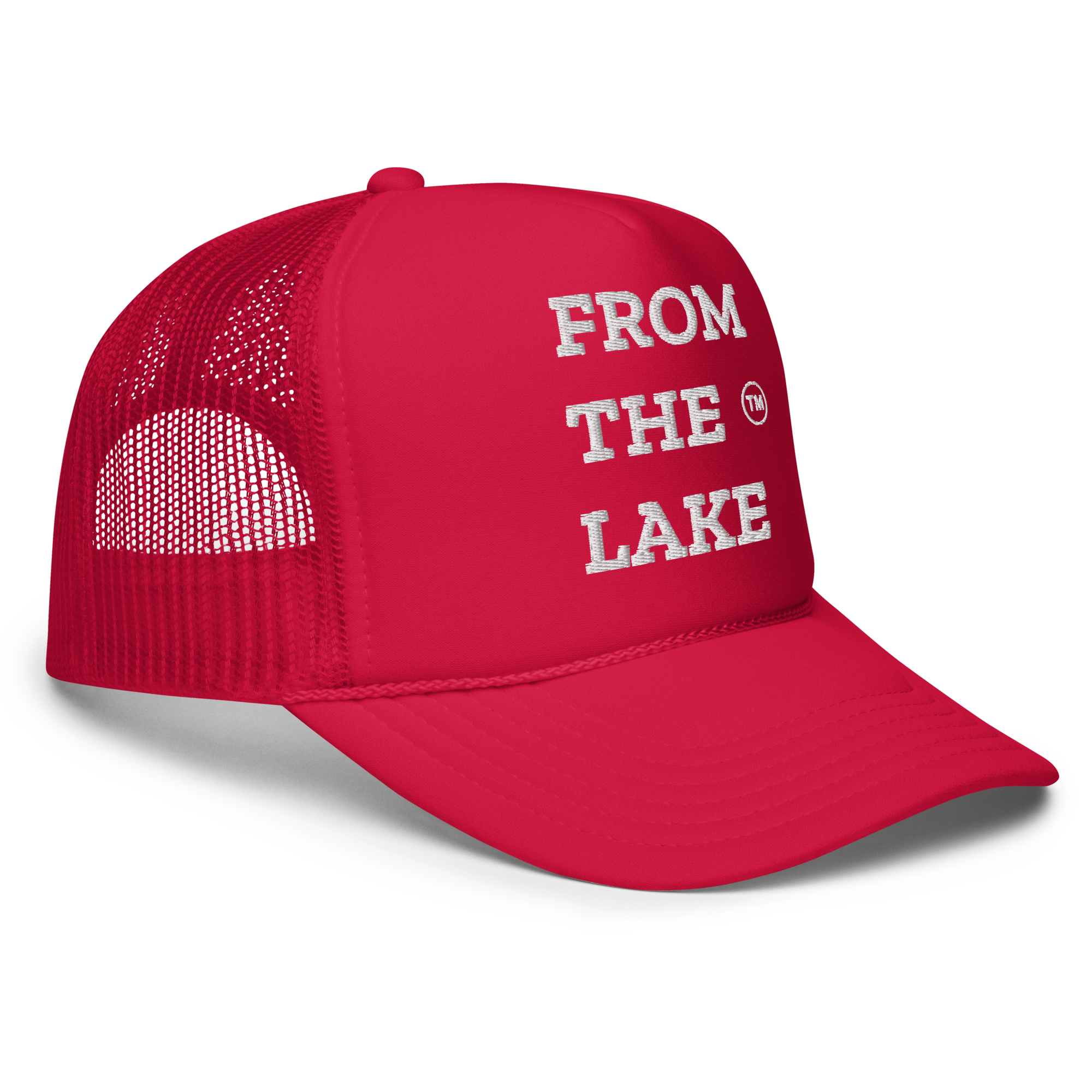 From The Lake (White Embroidery) Foam Trucker Hat