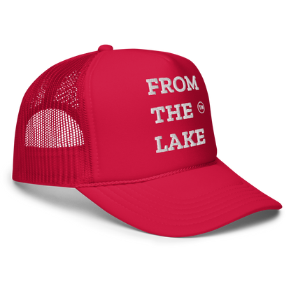 From The Lake (White Embroidery) Foam Trucker Hat