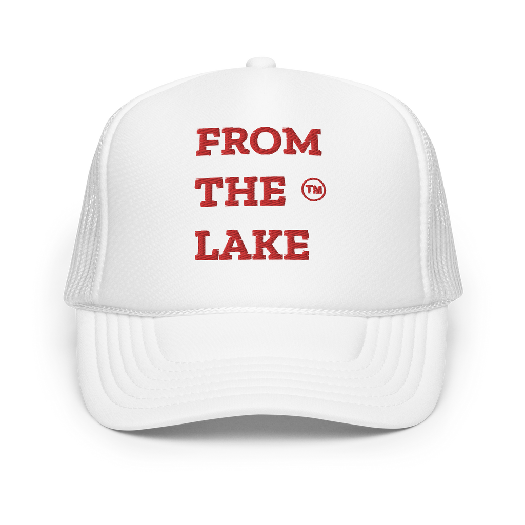 From The Lake (Red Embroidery) Foam Trucker Hat