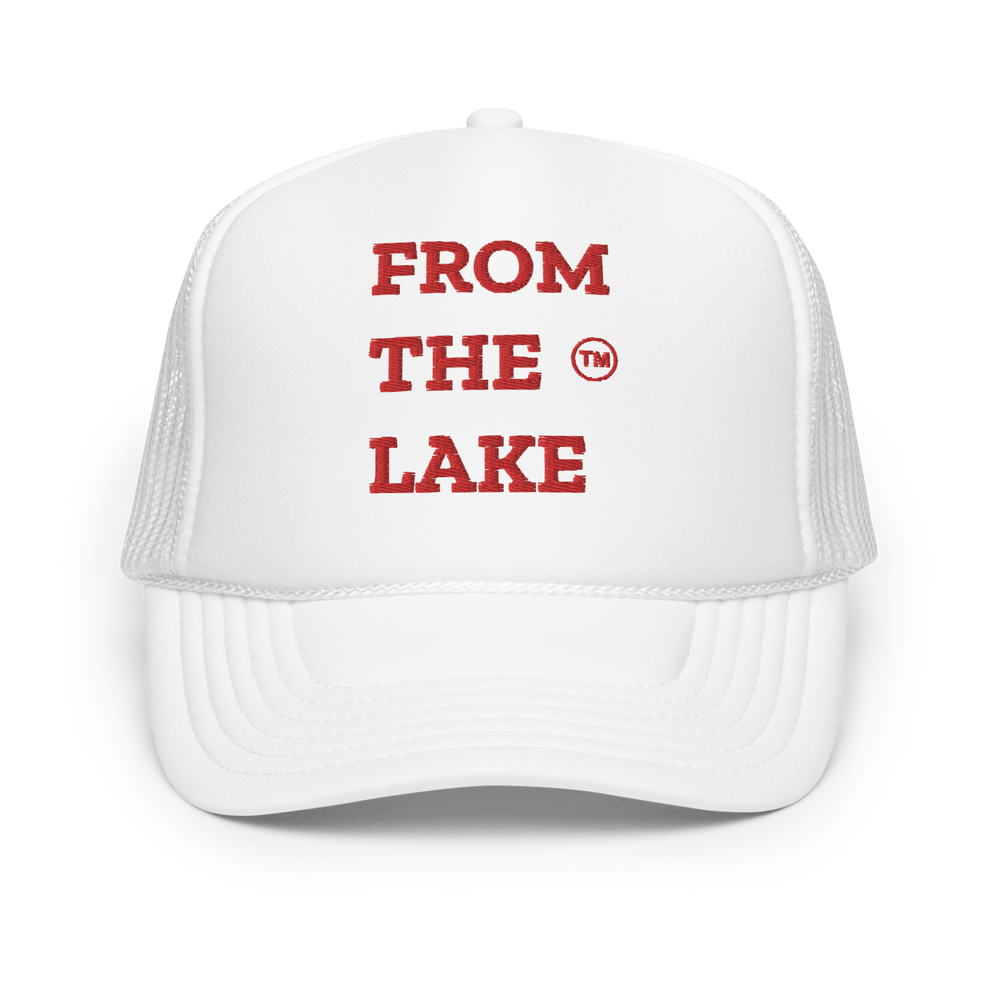 From The Lake (Red Embroidery) Foam Trucker Hat