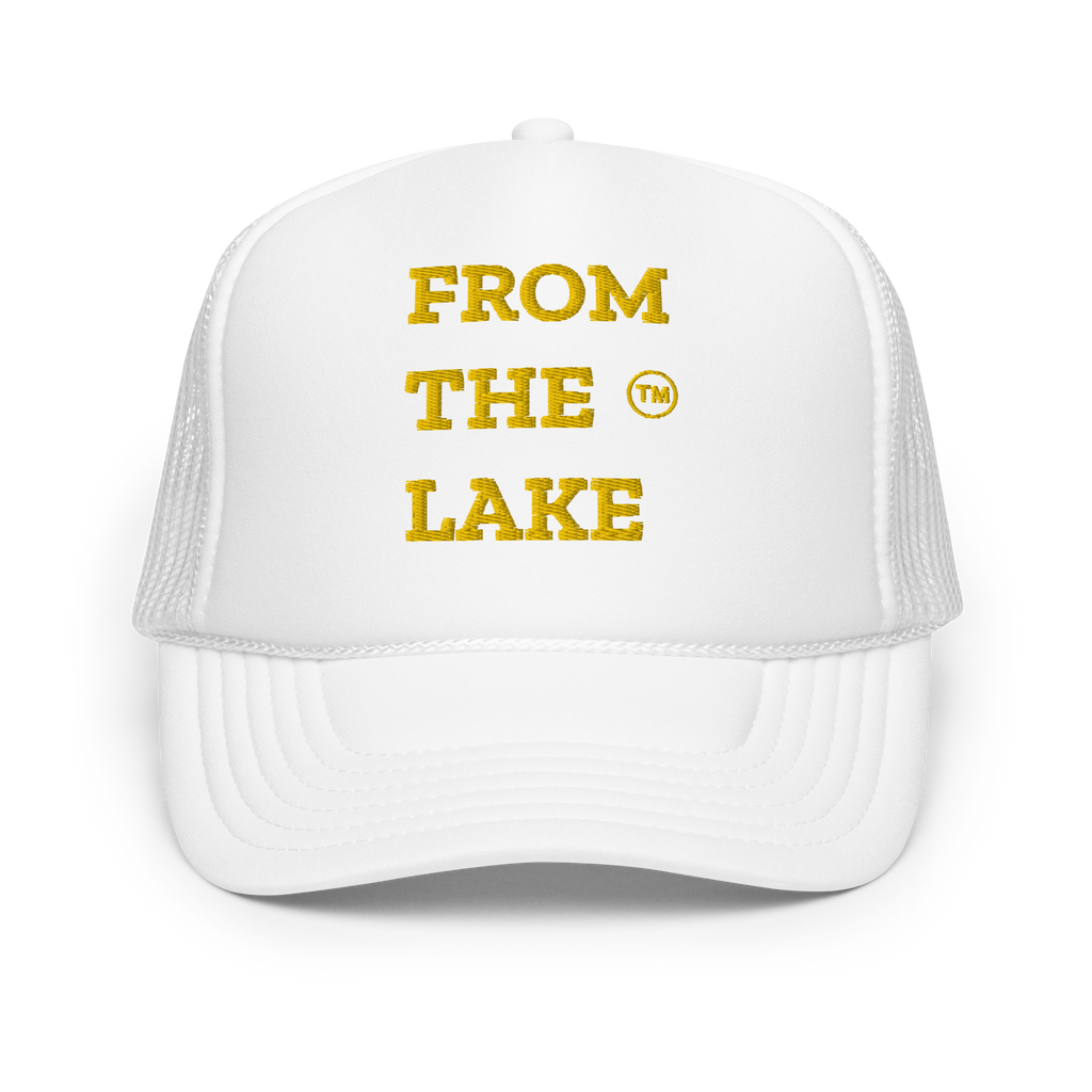 From The Lake (Yellow Embroidery) Foam Trucker Hat