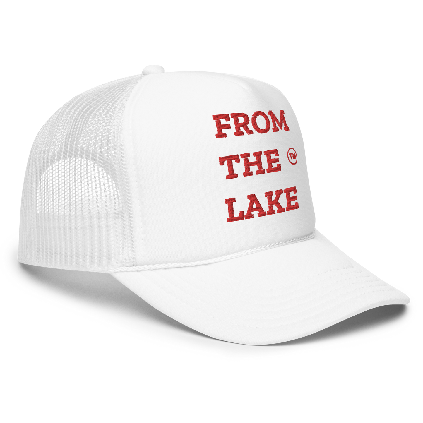 From The Lake (Red Embroidery) Foam Trucker Hat