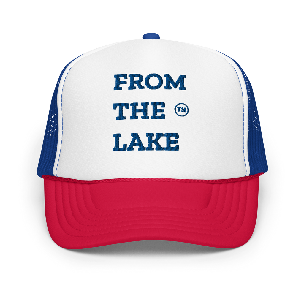 From The Lake (Royal Embroidery) Foam Trucker Hat
