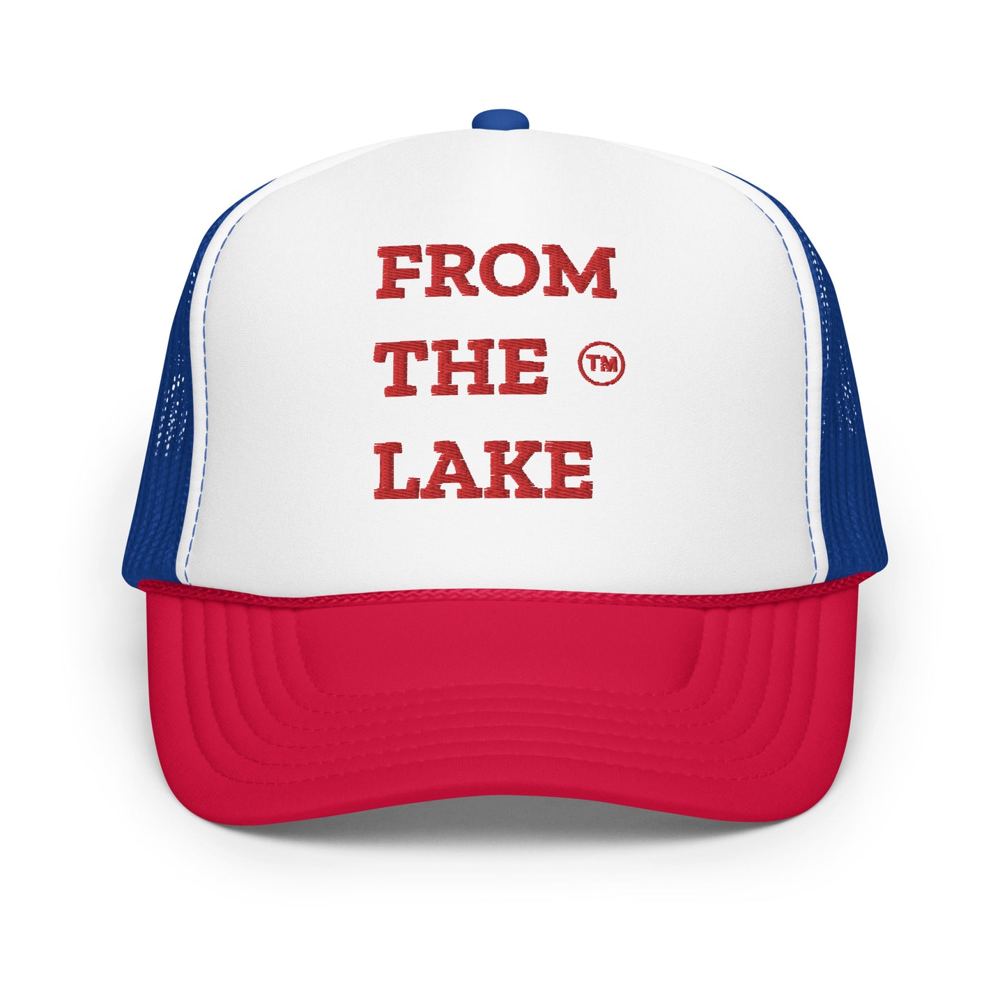 From The Lake (Red Embroidery) Foam Trucker Hat