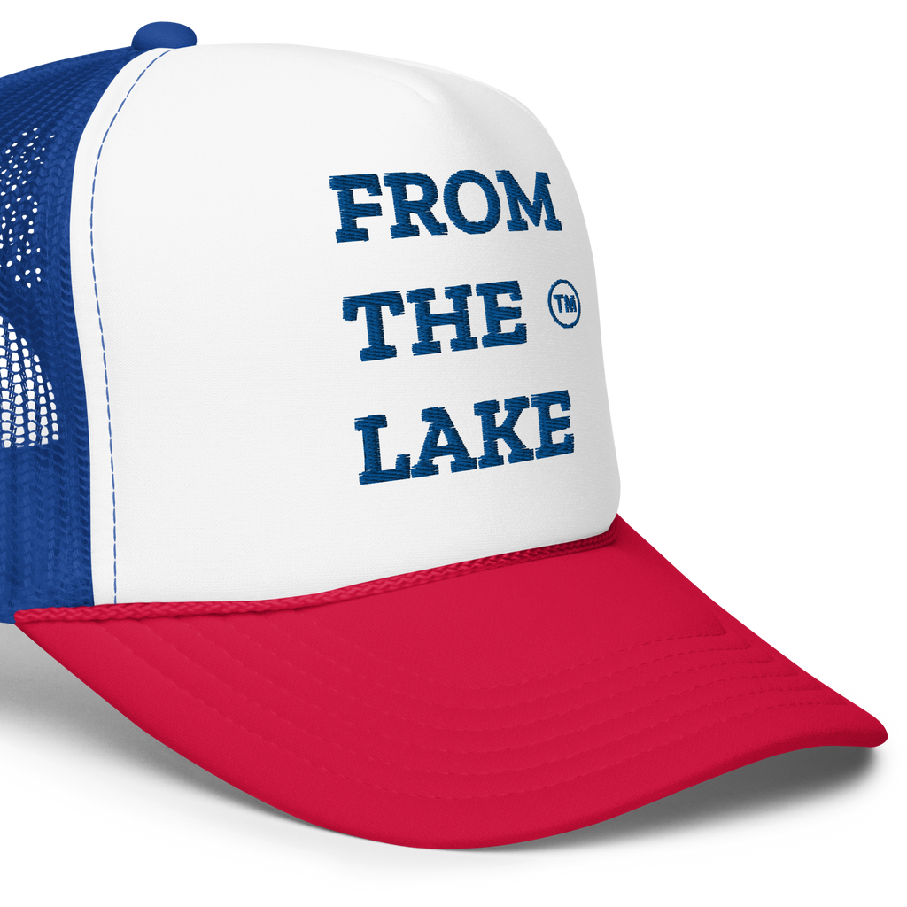 From The Lake (Royal Embroidery) Foam Trucker Hat