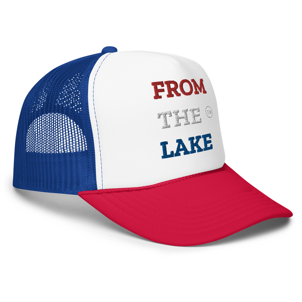 From The Lake (Red/White/Blue) Foam Trucker Hat