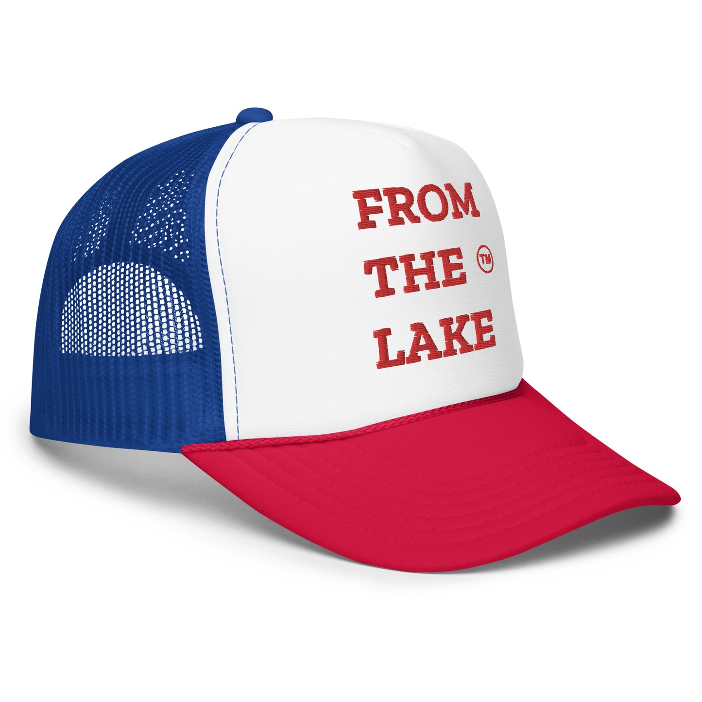 From The Lake (Red Embroidery) Foam Trucker Hat