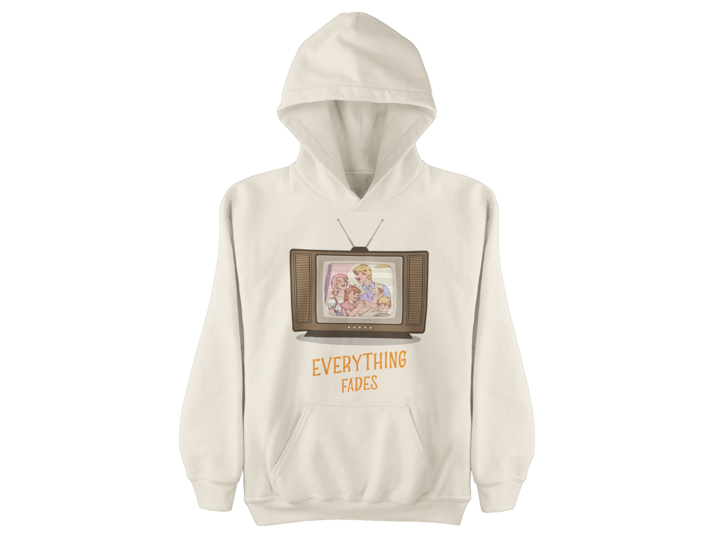 No Signal Everything Fades Graphic Unisex  Hoodie