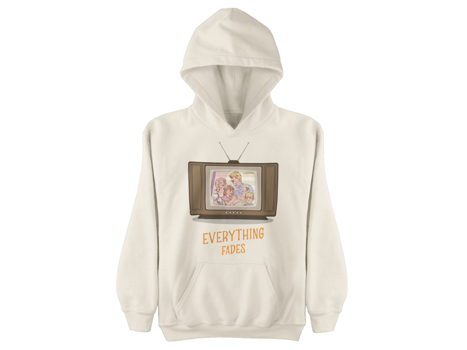 No Signal Everything Fades Graphic Unisex  Hoodie