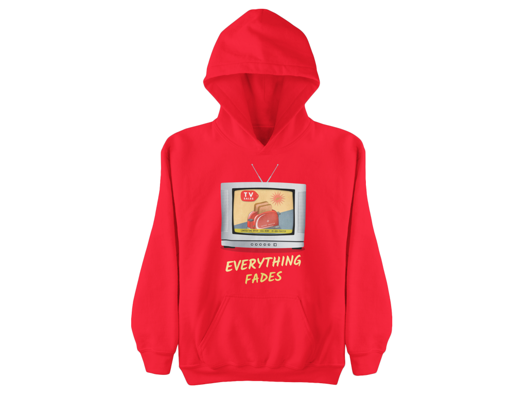 No Signal Everything Fades Graphic Unisex  Hoodie