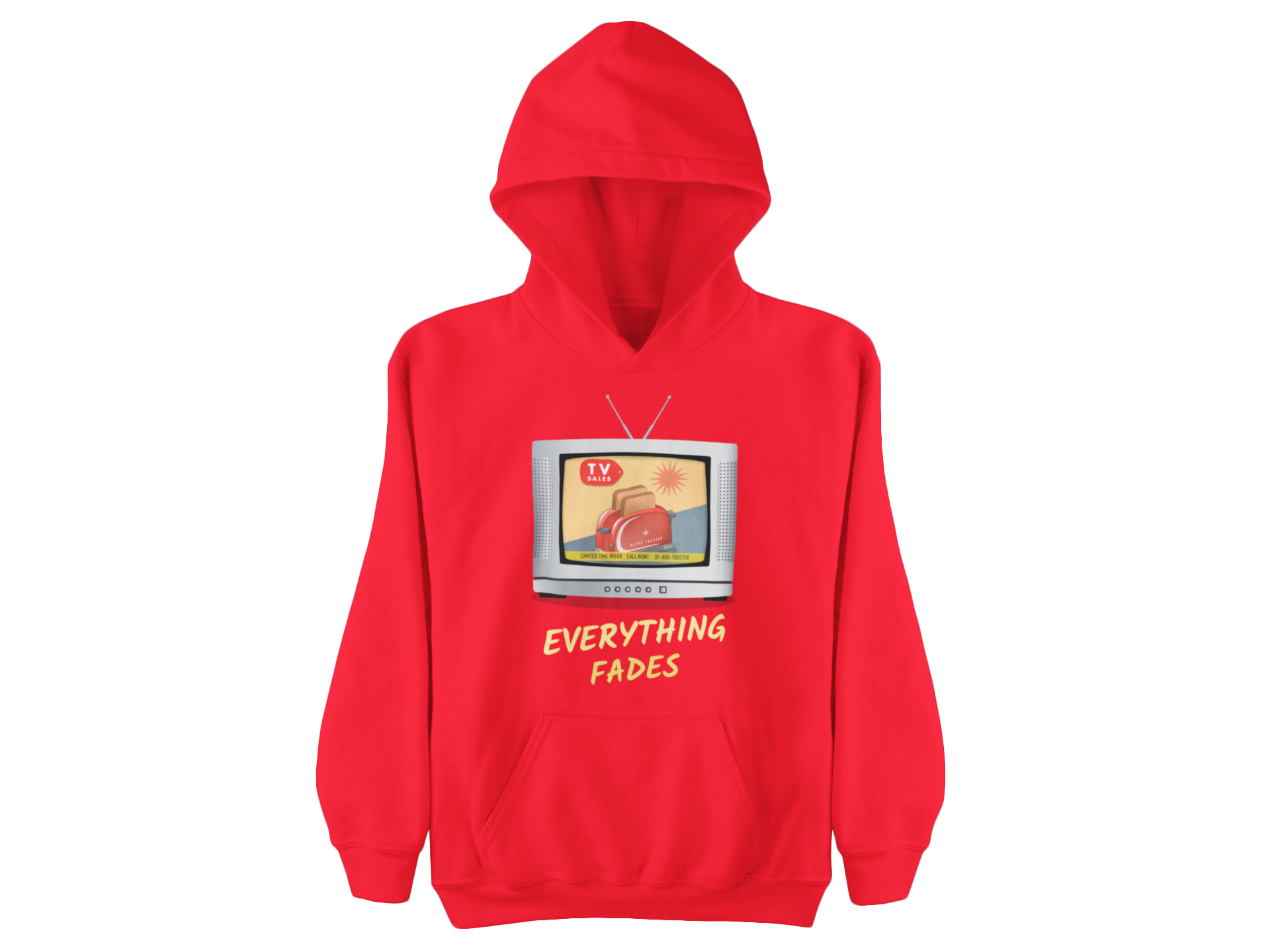 No Signal Everything Fades Graphic Unisex  Hoodie