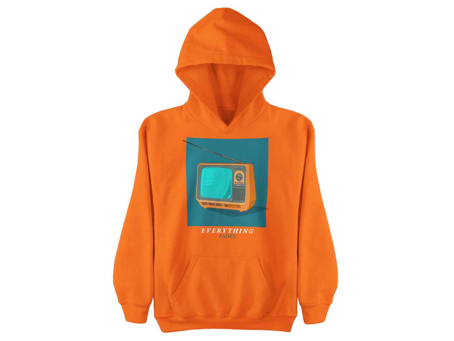 No Signal Everything Fades Graphic Unisex  Hoodie
