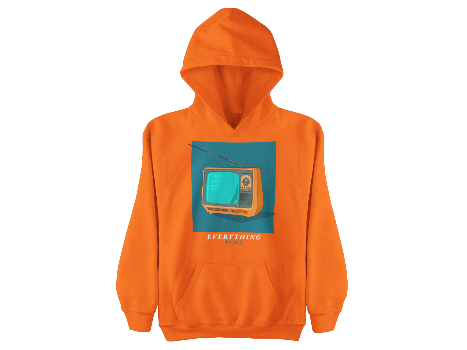 No Signal Everything Fades Graphic Unisex  Hoodie
