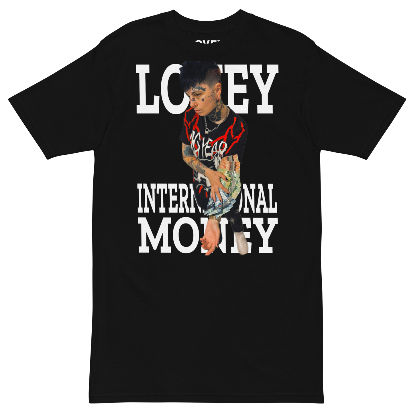 Faded Lovey "International Money" Heavyweight T-Shirt