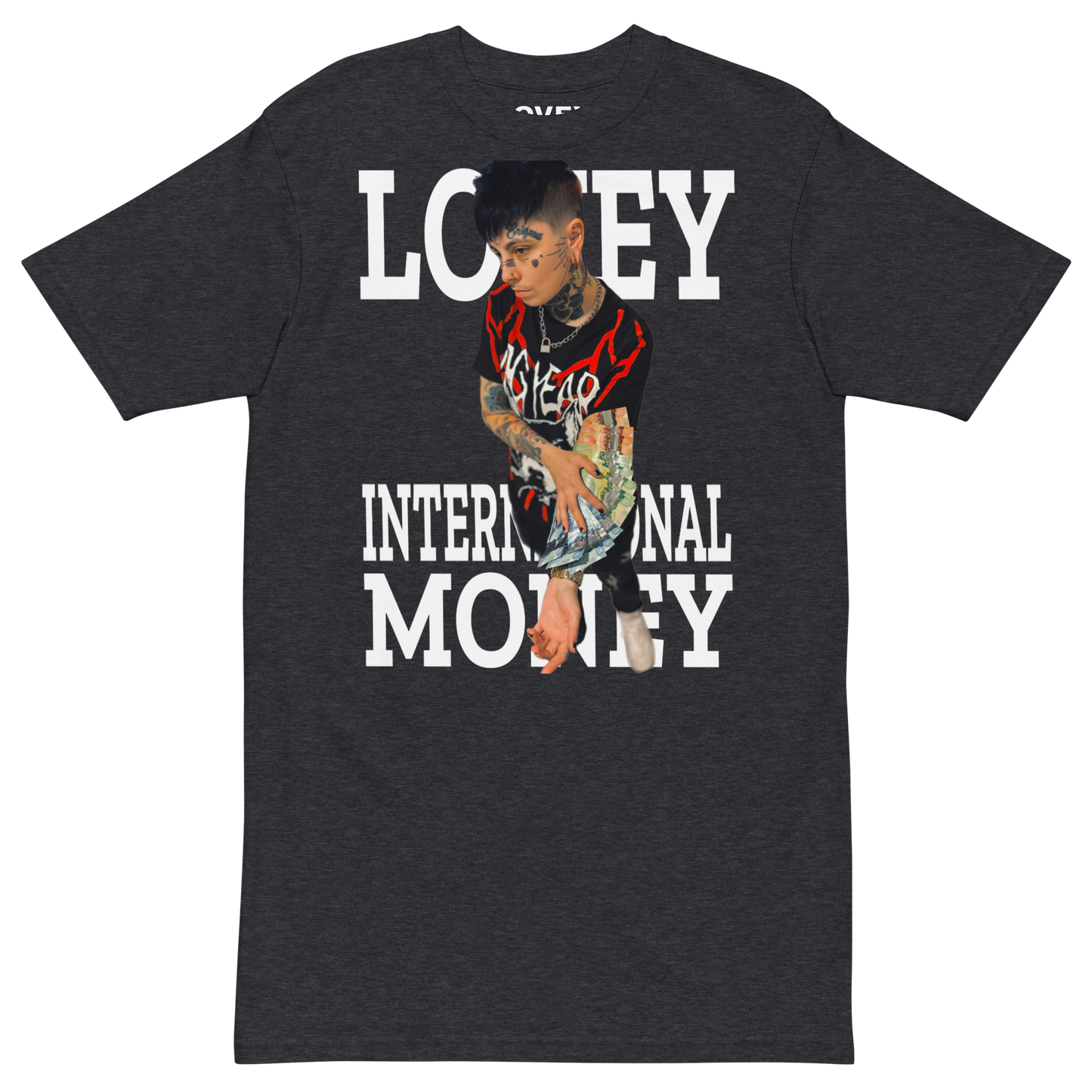 Faded Lovey "International Money" Heavyweight T-Shirt