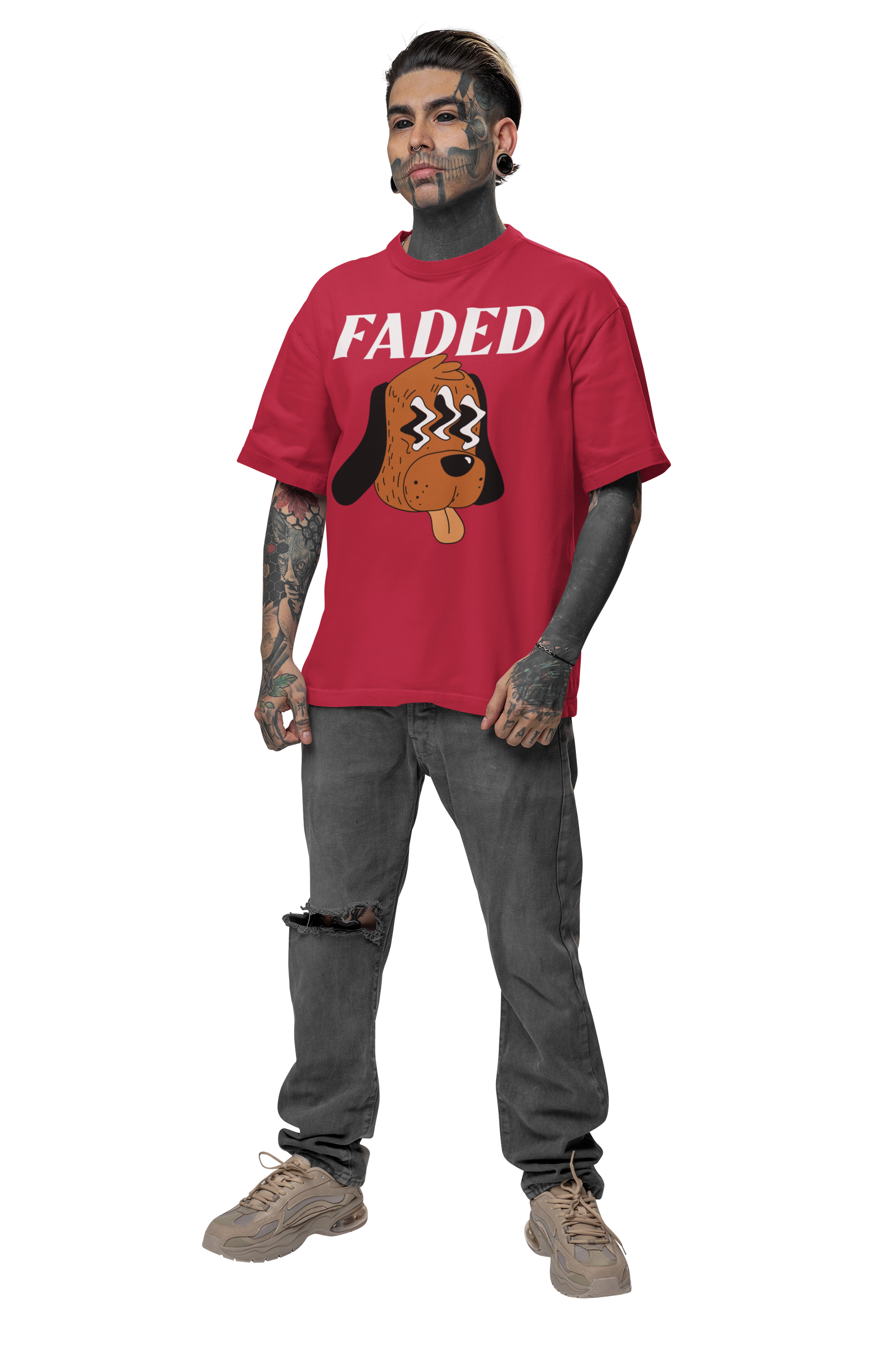 Faded "For All The Dogs" Heavyweight T-Shirt