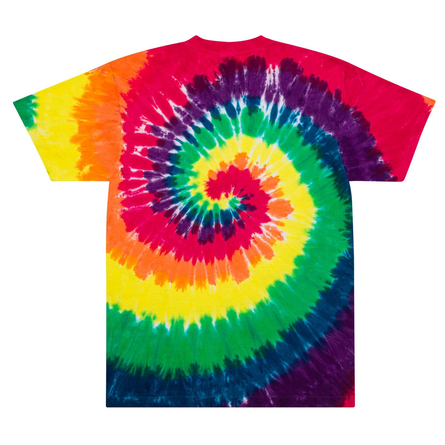 Embroidered Everything Fades Oversized Tie-Dye T-Shirt