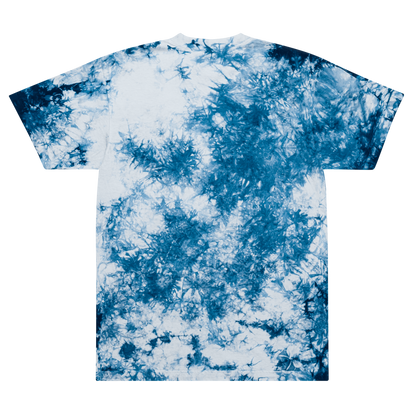 Embroidered Everything Fades Oversized Tie-Dye T-Shirt