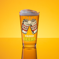 Faded Beers Shaker Pint Glass - Faded Fabrics
