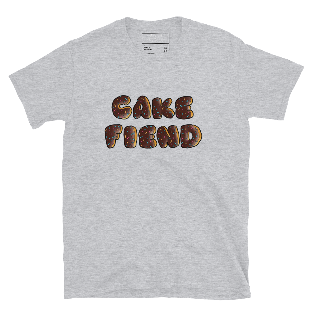 Cake Fiend Chocolate Cake Short-Sleeve Unisex T-Shirt