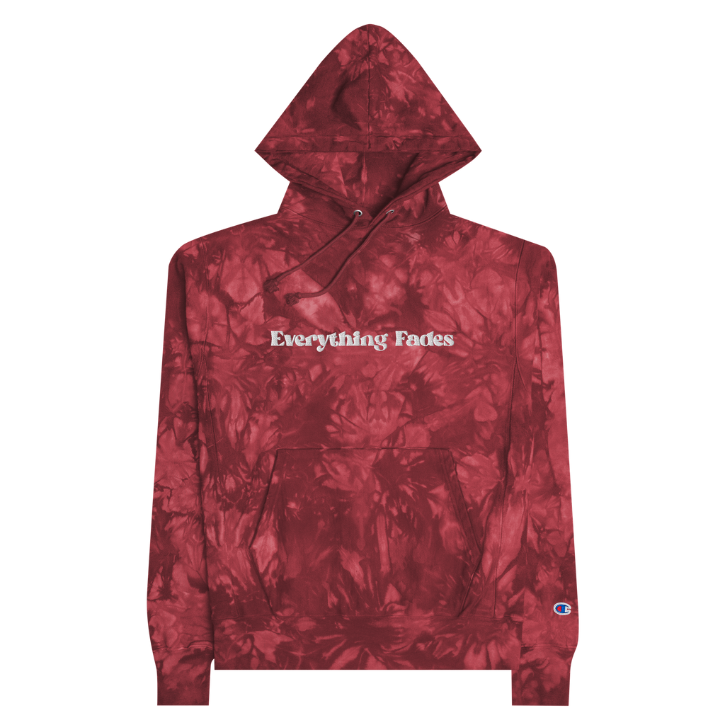 Faded Fabrics "Everything Fades" Unisex Champion Tie-dye Hoodie