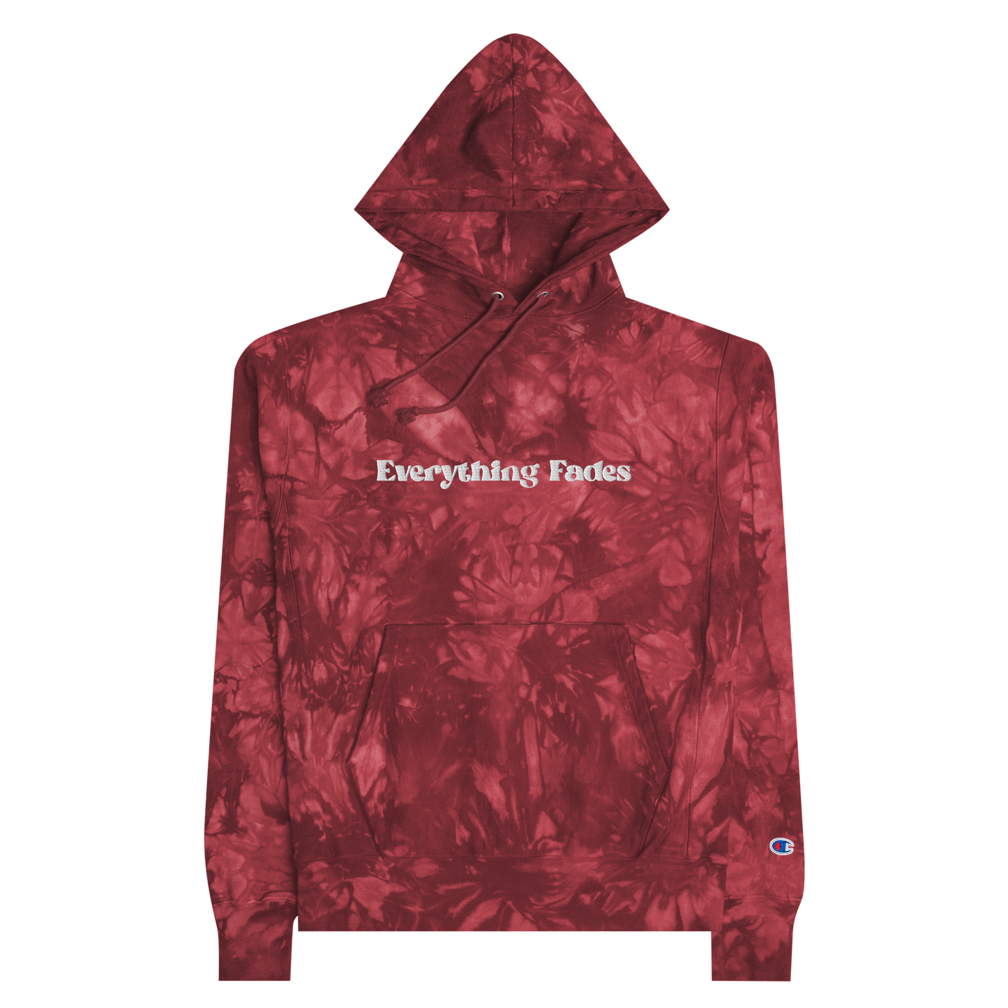 Faded Fabrics "Everything Fades" Unisex Champion Tie-dye Hoodie