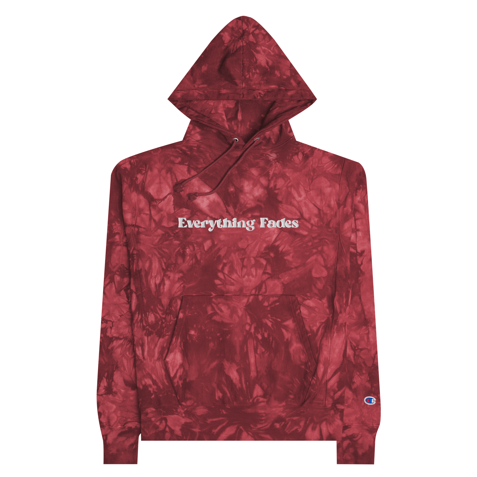 Faded Fabrics "Everything Fades" Unisex Champion Tie-dye Hoodie