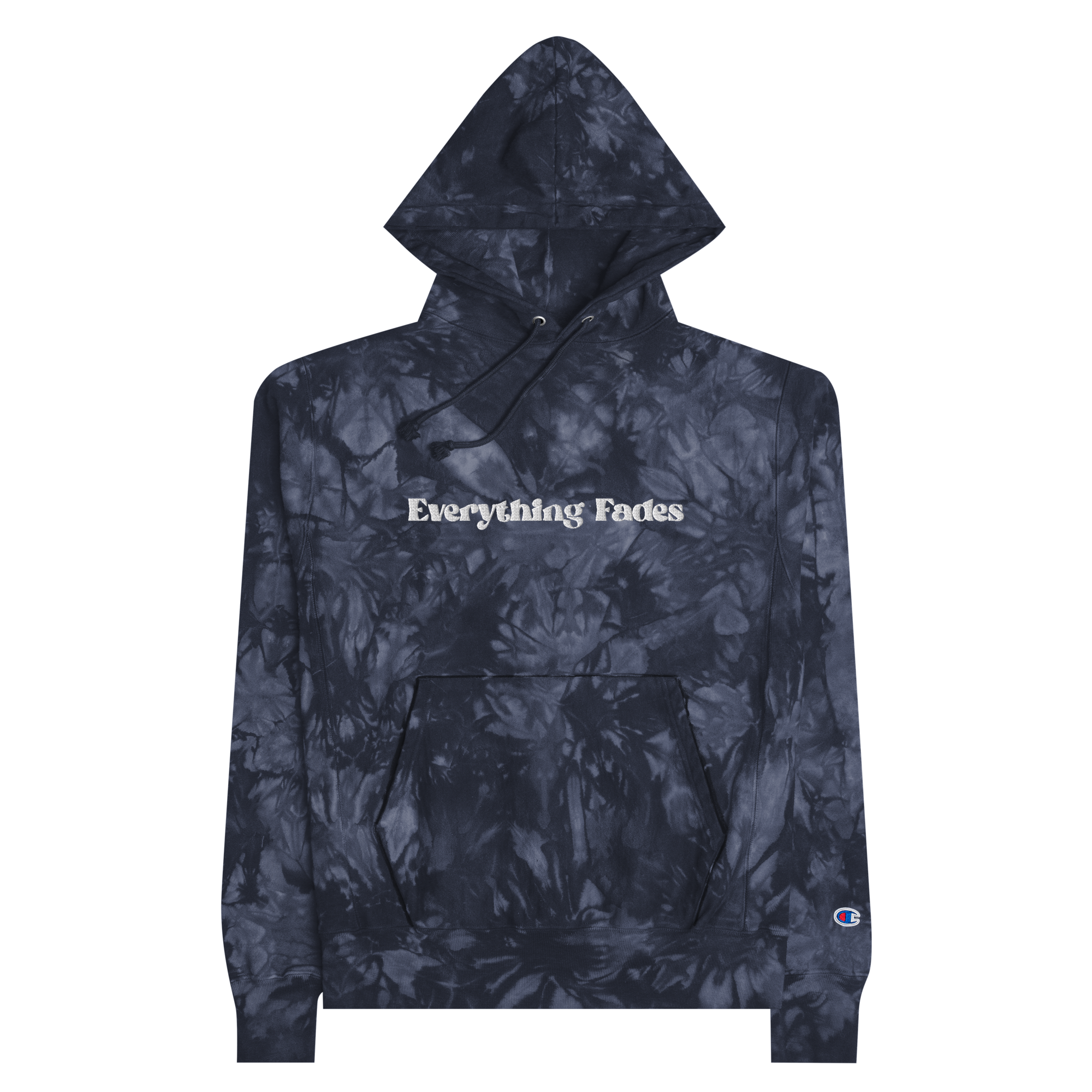 Faded Fabrics "Everything Fades" Unisex Champion Tie-dye Hoodie