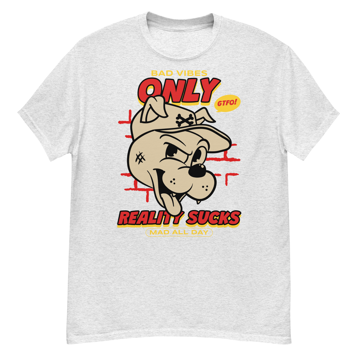 "Bad Vibes Only" Classic Tee