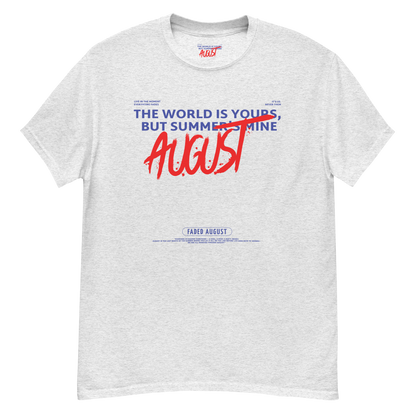 Faded August (Red/Blue Logo) Official Unisex Classic Tee