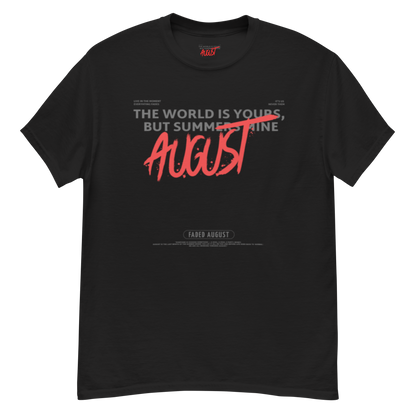 Faded August (Red/Grey Logo) Official  Unisex Classic Tee