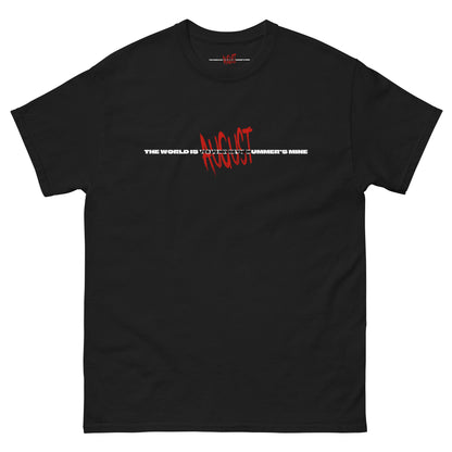 August "It's Us Never Them" (White Logo/Black Lettering) Unisex T-Shirt