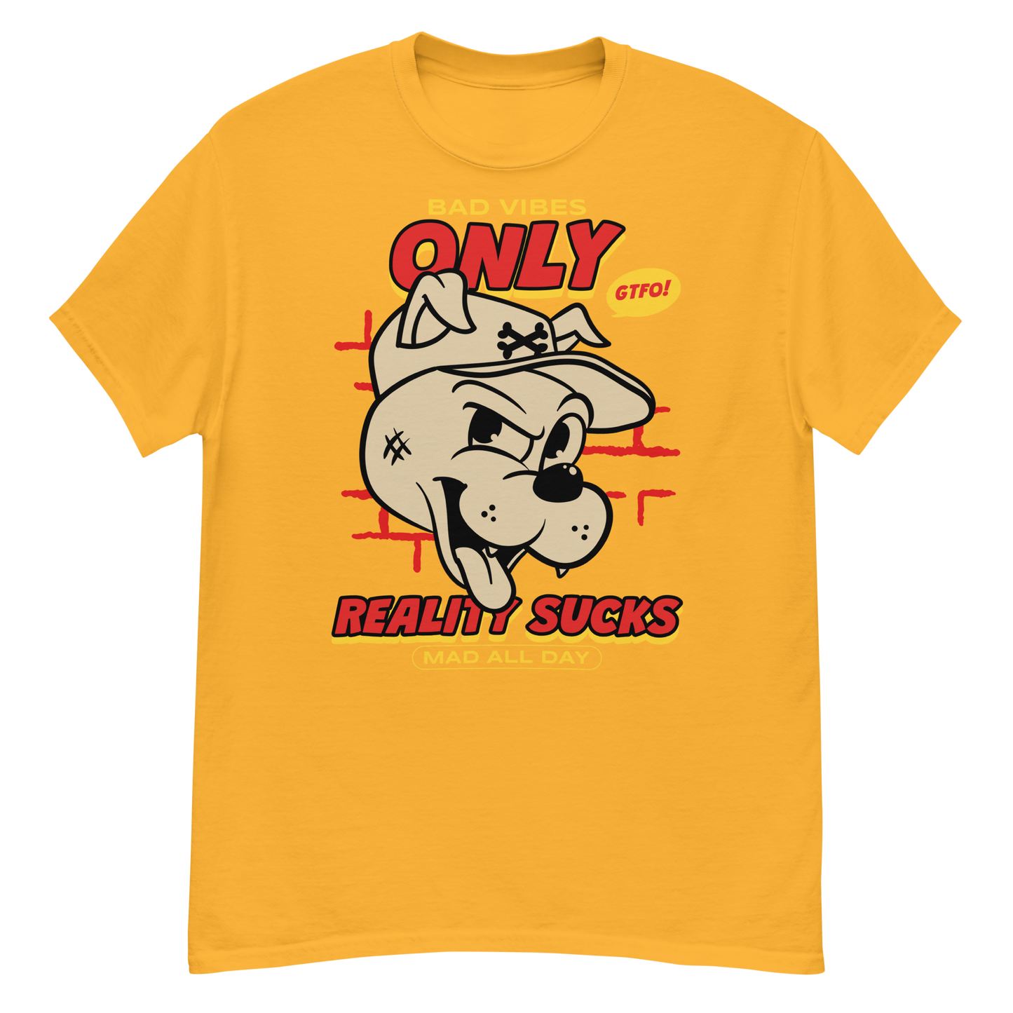 "Bad Vibes Only" Classic Tee