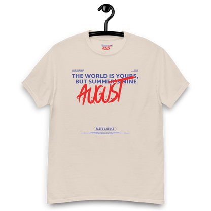 Faded August (Red/Blue Logo) Official Unisex Classic Tee